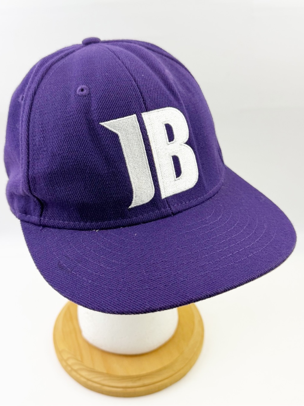 Justin Bieber Bieber Fever Purple Wool Hat JB Logo Fitted 7 1/4 Magic Headwear